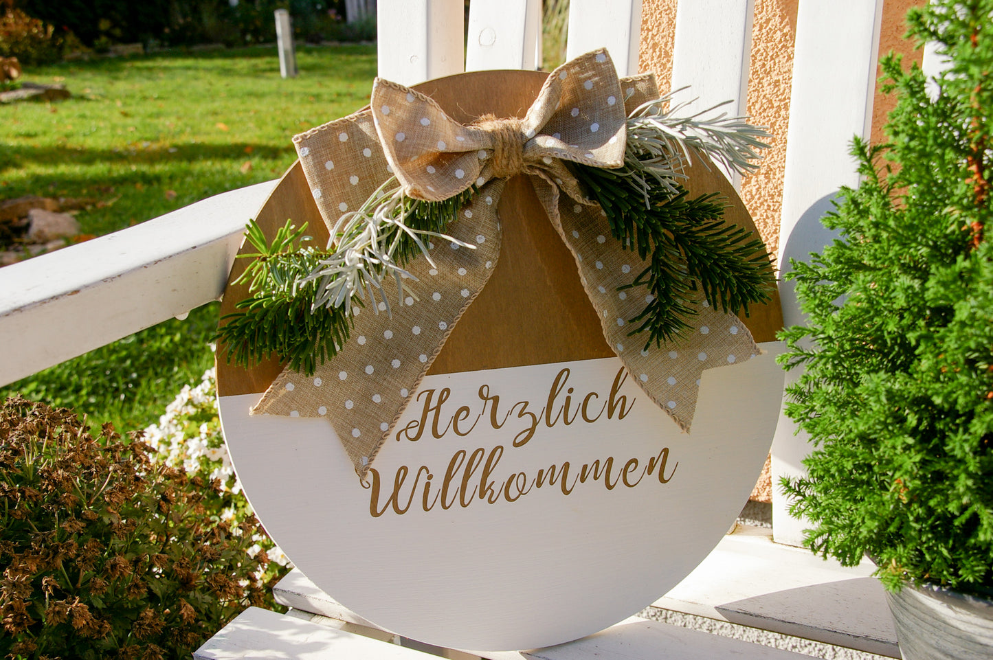 Willkommensschild, Türschild, Familienschild