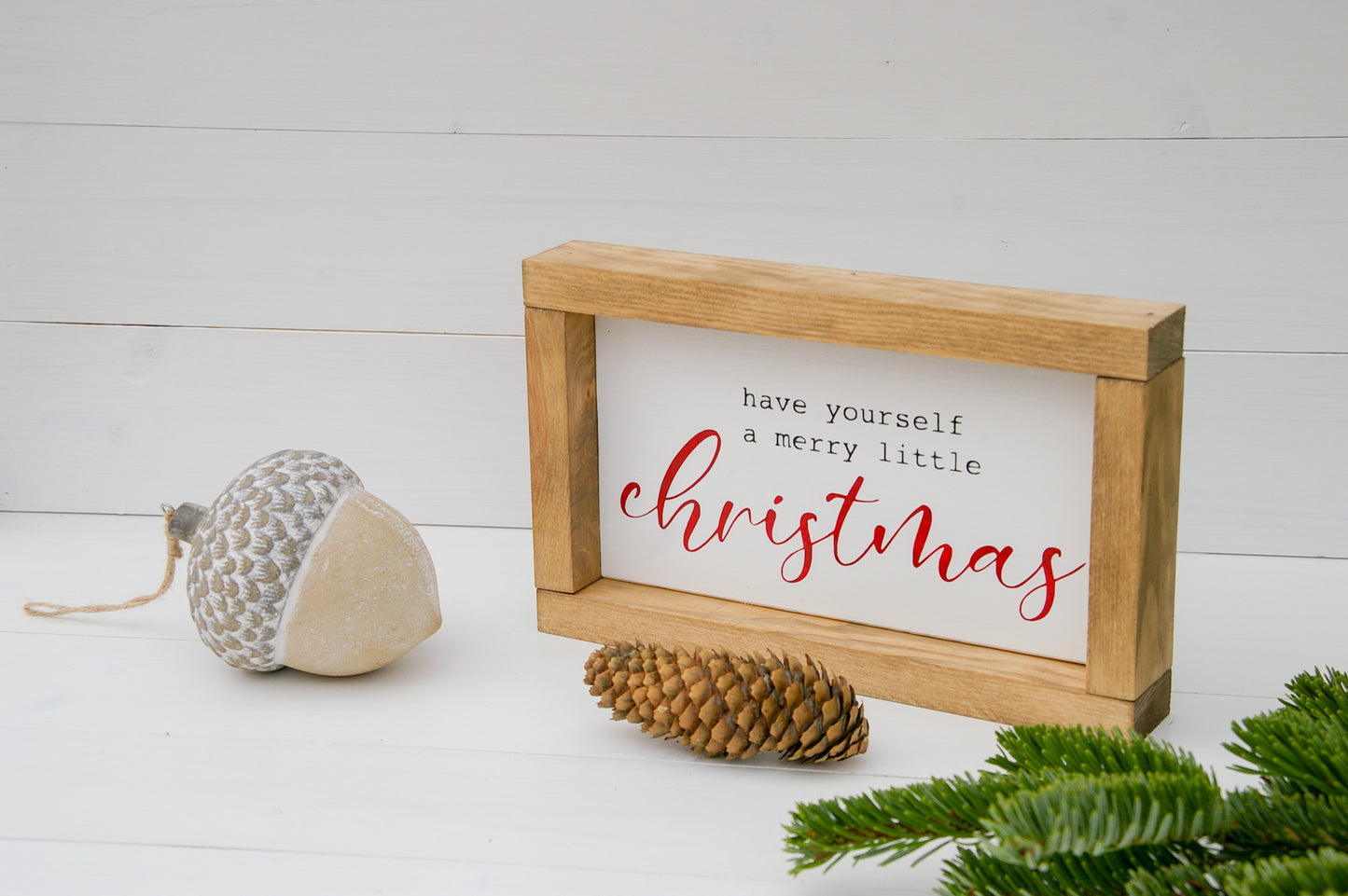 Weihnachtsschild, Have yourself a Merry little Christmas