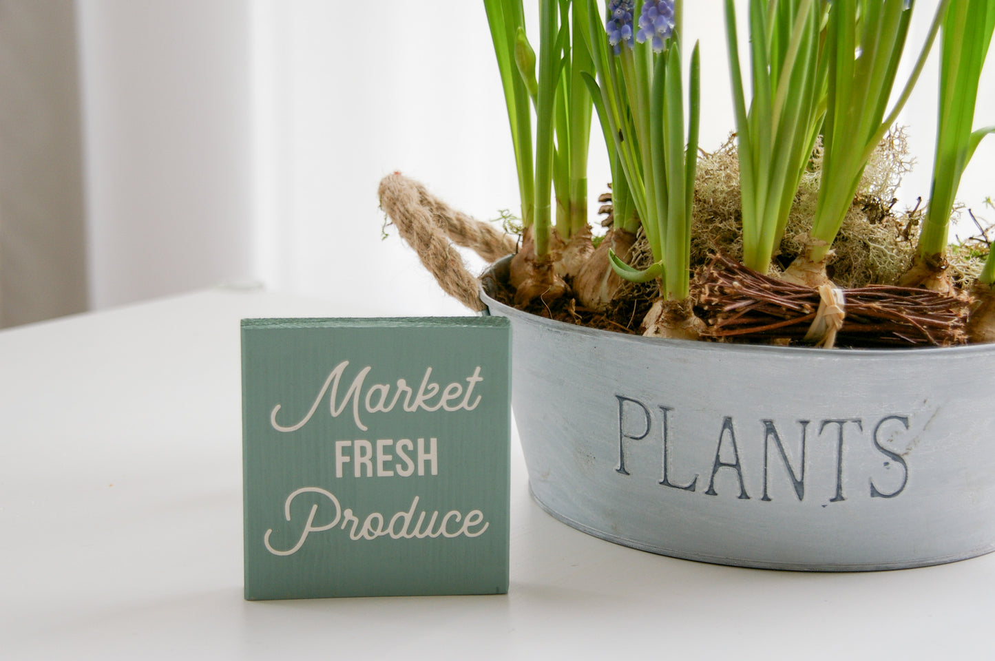 Minischild ''Market Fresh Produce''