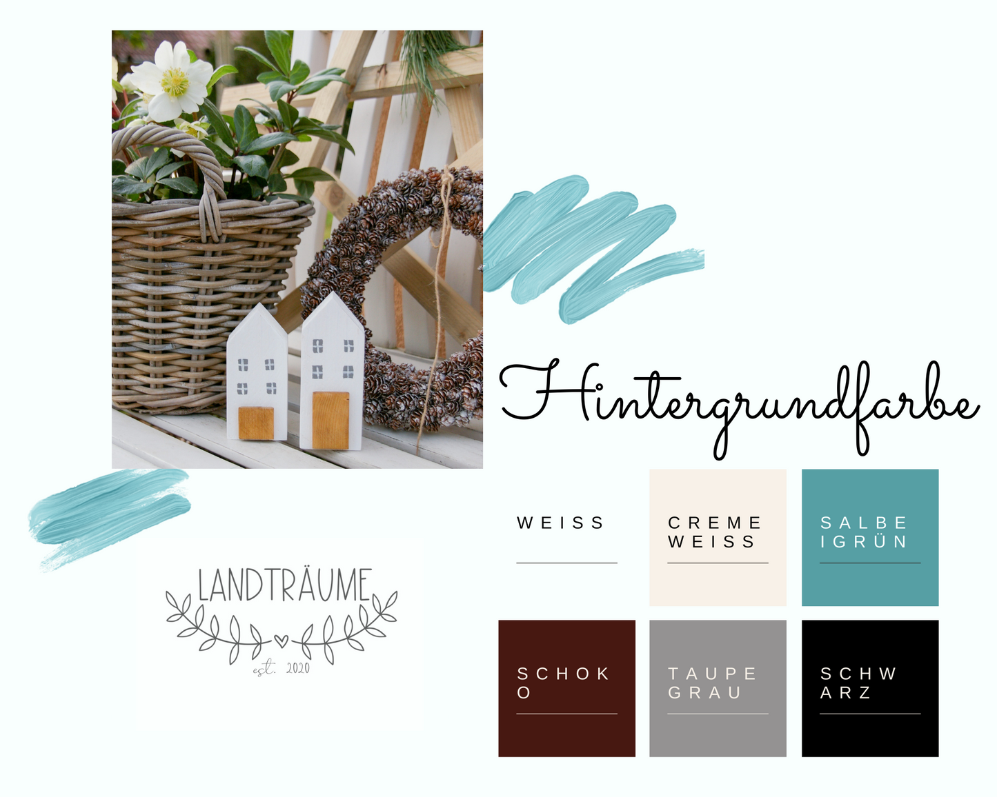 Farmhouse Minischild mit Motiv