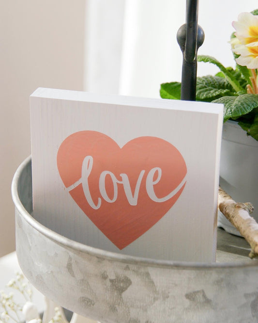 Holzschild ''Love''