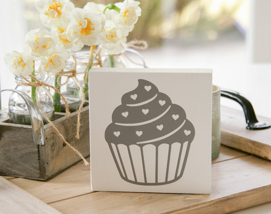 Minischild Cupcake, Küchenschild